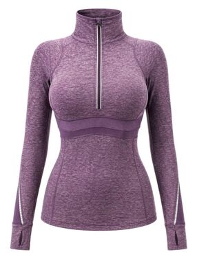 Lululemon Full Tilt Pullover Size 8 Purple Space Dye